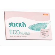 Gıpta 100 Yaprak 76 X 127 Stıckn Eco Notes Pastel Pembe Not Kağıdı