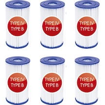 Bestway İntex Havuzlarla Uyumlu 58095 6 lı Filtre Seti BW705