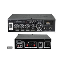 Fav 330-bt-usb Stereo-2x30 Watt 220 Ve 12 Volt Girişli Kumandalı Power Anfi