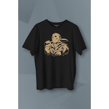 Jason 13. Cuma Korku Film Friday Baskılı Tişört Unisex T-shirt 001