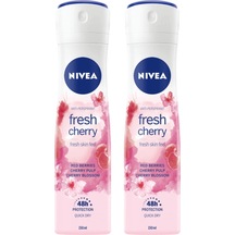 Anti-perspirant Fresh Cherry Kadın Deodorant 2 X 150 Ml