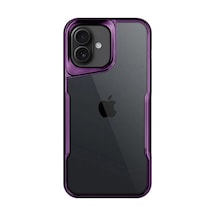 Apple iPhone Uyumlu 16 Kılıf Boyi Silikon Kapak - Derin Mor Bz8683140760052