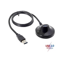 5552 1 Metre Usb 3.0 Standlı Dişi Erkek Uzatma Kablosu 1 Metre Usb 3.0 Erkek Dişi Uzatma Dock Standlı İstasyonlu Kablo