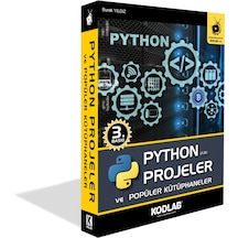 Kodlab Yayın Python Projeler Ve Popüler Kütüphaneler Eğitim Kitab