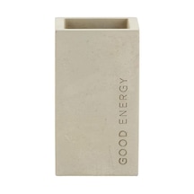 G2765 Good Energy Minimalist Beton Çimento Kalemlik İskandinav Tarzı 6,5 Cm G X 11,2 Cm Y Beyaz - Çok Renkli