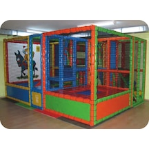 Trambolinli Tünel Oyun Alanı 470x270x200