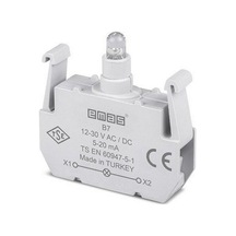Emas B7 B Sinyal Mavi Led'li Blok 12-30 V Ac/dc