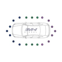 Bosch 0263009638 Park Sensörü Mercedes-benz A, B, C, E, E, G, S, Vito, Sprinter