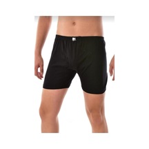 0111 Erkek Ribana Arjantin Paçalı Boxer 12 Adet Siyah