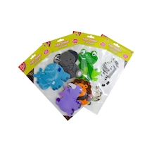 Bu-bu Sticker 3d Keçe Hayvanlar 24 Lü Bubu-sts011