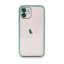 Uryport Apple Uyumlu iPhone 11 Kılıf Razer Lensli Silikon - Yeşil