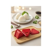 Kırmızı Onigiri Yapma Kalıbı/evde Kolay Onigiri Yapımı İçin