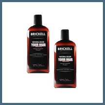 Bezos Brickell Erkeklere Için Saç Sakal Beyazlık Giderci Renklendirci Bakım Şampuanı 300 Ml 2 Adet Agc