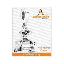 Wall-e Robot Charm Gümüş Kaplama