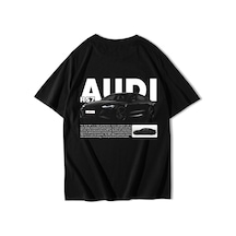 Brz Collectıon Brz Collection Unisex Oversize Rs7 Audi T-shirt Siyah