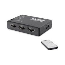 Hadron Hdx1272 Hdmı Switch Kumandalı 5 In 1 Out - Siyah