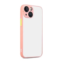 Apple iPhone Uyumlu  13 Uyumlu Kılıf Montreal Silikon Kapak - Pembe