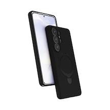Samsung Galaxy Uyumlu, S26 Ultra Regal Magsafe Standlı Kapak - Siyah