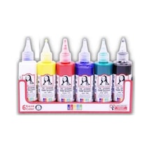 Batik Boyası 70 ml 6 Renk 1 Paket Südor Batik Boyama Seti 70ml x 6 lı Kumaş Boyama Batik Seti
