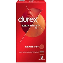Durex Yakın Hisset Xl Geniş Fit 8 Adet Prezervatif