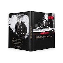 2027 Atatürk Ajandası 17x24 Cm Ciltli Günlük Planlayıcı