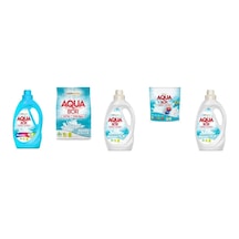 Aquabor Doğal Mineralli Sıvı Renkliler + 4 Kg Beyaz + Sıvı Beyaz + Tablet + Sıvı Beyaz 5 Li Set