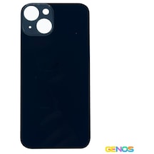 Apple Uyumlu iPhone 14 Geniş Kamera Delikli Batarya Kapağı Siyah Sn808477