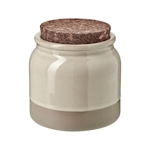 Ikea Brugdhaj Seramik Kavanoz 1 Lt Bej