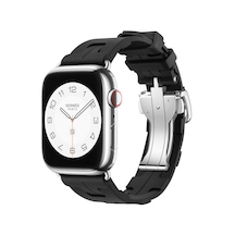 Kilifone -  Apple Uyumlu  Watch  44mm - Kordon Spor Görünümlü Silikon Kordon Krd-94