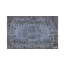 El Dokuması Vintage Yün-pamuk Gri Halı 32279 178 X 273 Cm