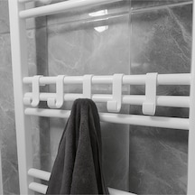 Havlupan Askı Aparatı, 5 Adet, Havlu Ve Bornoz Askısı, Havlu Askısı, Banyo Toparlayıcı, Duşa Kabin. Diğer