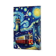 Van Gogh 1 - Galata Çizgili Yan Boyamalı Defter