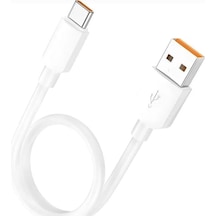 Usb İos Kablo 30 Cm Şarj Ve Data Kablosu 18w 3.1 Amper Hızlı Şarj Kablosu Carplay Qc3.0 Type C Android