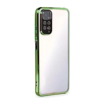Xiaomi Redmi Note 11 Uyumlu Kılıf Lensli Silikon - Yeşil