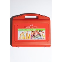 Faber-Castell Boyama Çantası, 36 Parça,Boya Kalemi,Suluboya,Pastel ve Keçeli Kalem, Kalemtıraş, Silgi,kurşun Kalem