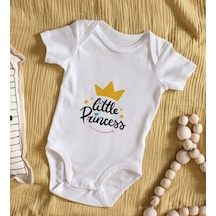 Bitmeyenkartus Bk Kids Little Princess Tasarımlı Bebek Body Zıbın - Model 1 Çok Renkli