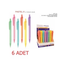 Pastel-x 0.7 Mm Uçlu Kalem 6 Adet Set Çok Renkli