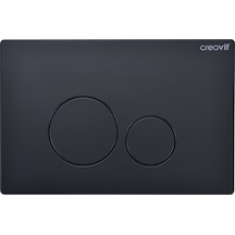 Creavit Terra Kömür Karası Boyalı Kumanda Paneli Siyah