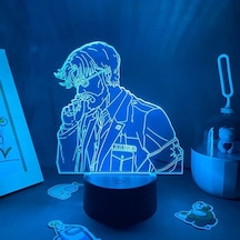 Szypzstore Anime Saldırı Figürü Zeke Jaeger Arkadaş Hediyeler Manga 3d Lamba Yatak Odası Masa Dekoru Shingeki Gece Lambası Oyuncak Hediye Noel Doğum Günü Çocuk Odası Pxjd Cexe1v Siyah