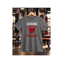 Segungear Csp Erkek Regular Fit Baskılı Spor Tişört Gri - 933519338 Gri