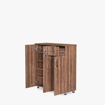 Ayakkabılık Çok Amaç Model Parlak Ceviz Hard Suntalem Demonte 5R (422726024) Ceviz