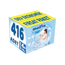 Molfix Bebek Bezi 4 Numara Maxi Plus Dev Ekonomi 416 Adet 8'li