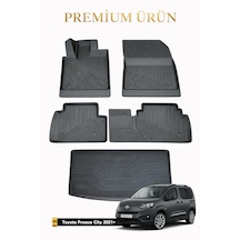 Toyota Proace City 2021+ Uyumlu 3d Oto Paspas Ve Bagaj Havuzu Set Premium