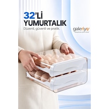 Blackstar Yumurta Organizeri Kapaklı Çekmeceli Düzenleyici 1 Adet, Steril Yumurtalık Beyaz