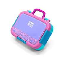 Coral High Kids Milka Geometrik Desenli Paslanmaz Çelik Beslenme Kabı 39127 Mor - Lila