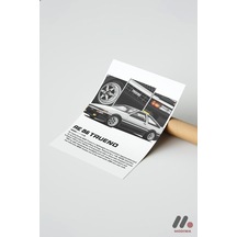 Toyota Ae86 Trueno Jdm Poster, Çerçevesiz Yüksek Kalite Duvar Afişi - Oto Severlere Özel Hediye