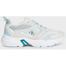 Calvin Klein Kadın Ayakkabı Yw0yw00891 0h8 Yeşil-Gri Gri - Yeşil