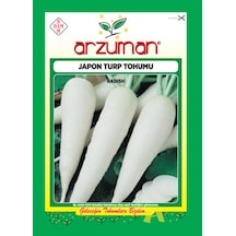 1 Paket Tohum Beyaz Japon Turp Tohumu Organik 10gr