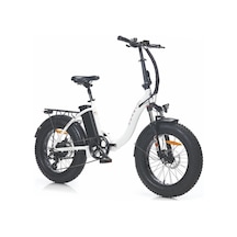 Corelli Voniq-s Eco 20 Jant 42 Folding Fat Bike Elektrikli Bisiklet White Beyaz