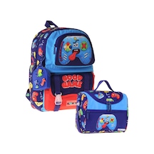 Kaukko Kids Good Game Erkek Çocuk Lacivert - Kırmızı İlkokul Sırt Çantası Ve Beslenme Çanta Seti - Setkk-l5389b Çok Renkli